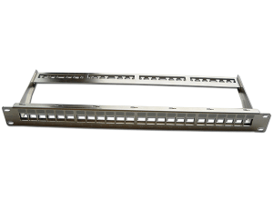 PowerMAX+ 1U 24P Cat.6/6A FTP Snap-in Panel