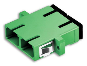 OS2 Duplex SC Adapter (APC) - Unshuttered With Flange