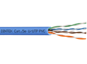 PowerPRO 4P Cat.5e U/UTP 24AWG PVC Cable - Blue