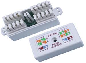 DINTEK Cat.5e Inline Block to Block Type Unshielded Coupler